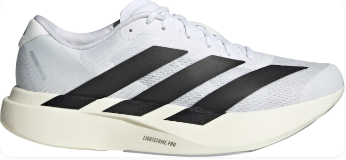 Men's adidas Adizero Evo SL Running Shoes - White