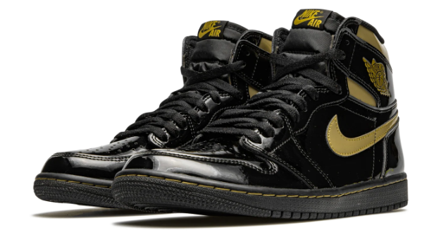 Men's Air Jordan 1 Retro High OG 'Black Metallic Gold' 555088-032