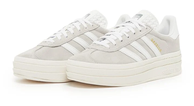Women's adidas Gazelle Bold 'Grey White' HQ6893