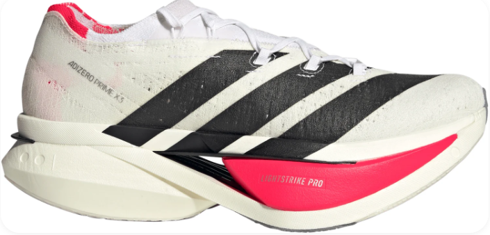 adidas Adizero Prime X 3 Strung Running Shoes - White
