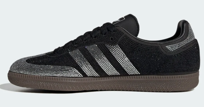Women's adidas Samba OG Rhinestone 'Black Silver'